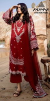 Anamsa 472 Heavy Embroidery Rayon Cotton Pakistani Suit Wholesale Price In Surat